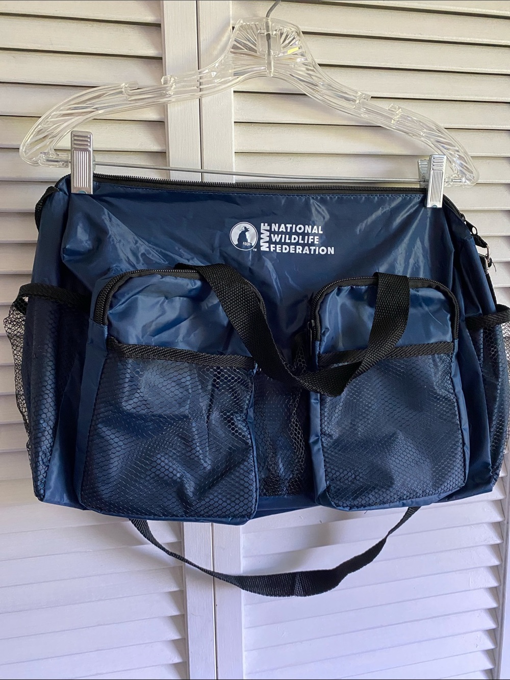 Vintage National Wildlife Federation duffel carry-on  bag tote